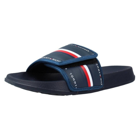 Tommy Hilfiger CIABATTA PISCINA MAXI VE Modrá