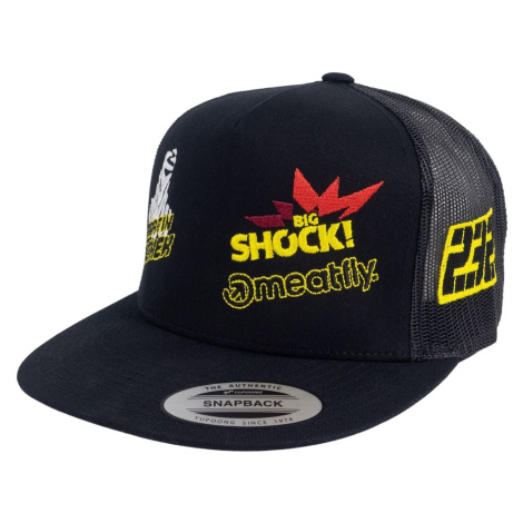 Meatfly kšiltovka Big Shock Dakar Trucker Black | Černá