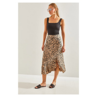 Bianco Lucci Women's Patterned Skirt