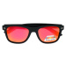 Sunmania Sunmania Oranžové polarizační sluneční brýle Wayfarer 727585096