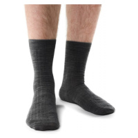 Steven 130 černý melanž Pánské ponožky