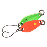 Spro plandavka trout master incy spoon orange green - 2,5 g