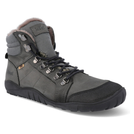 Barefoot zimní obuv Koel - Paul LambWool Dark Grey šedá Koel4kids