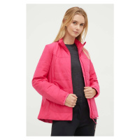 Sportovní bunda Icebreaker MerinoLoft růžová barva