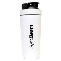 GymBeam Šejkr Steel sportovní šejkr barva White 739 ml