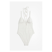 H & M - Plavky's vyztuženými košíčky - bílá