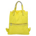 Praktický dámský batoh Dunero, žlutá