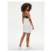 Dámské plážové šaty KW0KW02480 YCD bílé - Calvin Klein