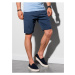 Modré pánské casual kraťasy Ombre Clothing W303