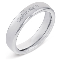 Calvin Klein Minimalistický ocelový prsten Pure Silhouettes 35000513