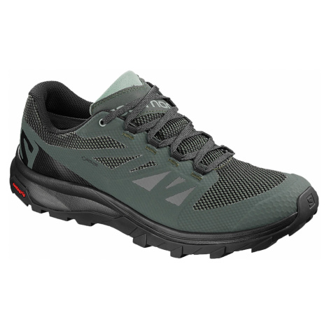 Salomon Outline GTX, Urban Chic/Black/Green Milieu Pánské boty