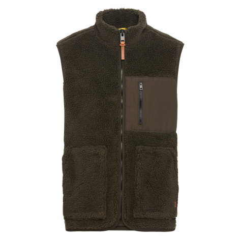 Vesta camel active fleece vest hnědá