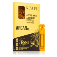 Revuele Argan Oil Active Hair Ampoules ampule pro suché a poškozené vlasy 8x5 ml