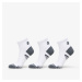 Ponožky Under Armour Performance Cotton 3-Pack QTR Socks White