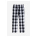 H & M - Pyžamové kalhoty Relaxed Fit - černá