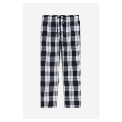 H & M - Pyžamové kalhoty Relaxed Fit - černá H&M