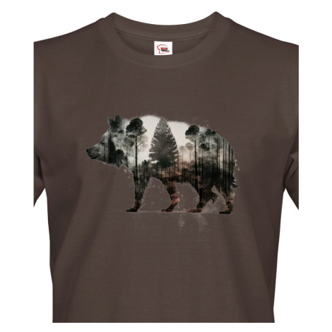 Pánské tričko s potiskem zvířat - Divočák BezvaTriko