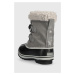 Dětské zimní boty Sorel šedá barva