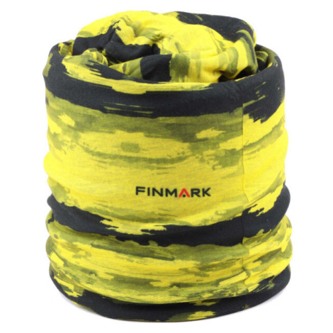Finmark FSW-104 Multifunkční šátek, žlutá, velikost
