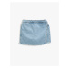 Koton Mini Denim Shorts Skirt Cotton