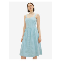 Bílo-modré dámské pruhované šaty Tom Tailor - Dámské