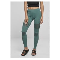 Dámské legíny // Urban classics  Ladies Tech Mesh Leggings paleleaf