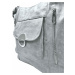 Velký světle šedý kabelko-batoh 2v1 s kapsami