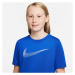 Nike DRI-FIT Chlapecké tričko, modrá, velikost