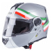 Výklopná moto helma W-TEC Vexamo černo-zelená