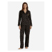 Černé dámské vzorované pyžamo Ralph Lauren