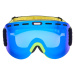 BLIZZARD-Ski Gog. 922 MDAVZO, neon green matt, smoke2, blue mirror Zelená