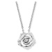 Engelsrufer Půvabný stříbrný náhrdelník s růží ERN-ROSE-ZI
