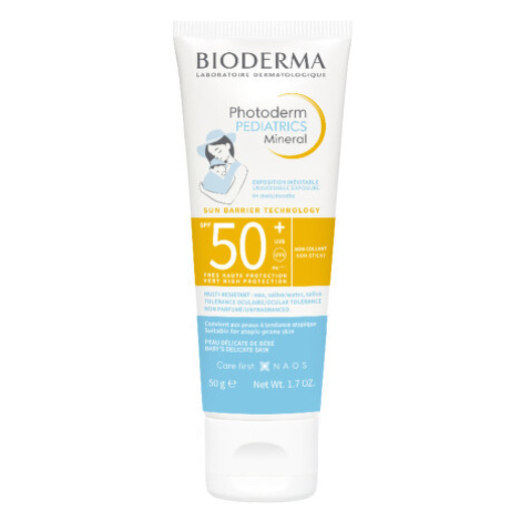 BIODERMA Photoderm PEDIATRICS mineral opalovací krém pro děti SPF 50+ 50 g