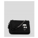 Kabelka karl lagerfeld k/ikonik nylon large clutch černá