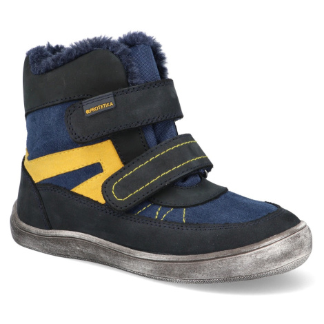 Barefoot dětské zimní boty Protetika - Rodrigo modré