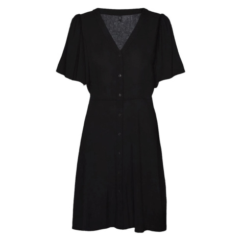 VERO MODA Košilové šaty 'Alba' černá