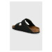 Nubukové pantofle Birkenstock Arizona zelená barva, 1028030