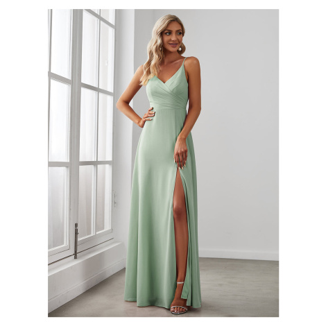 Elegantní šaty na večer s obálkovým výstřihem Ever-Pretty