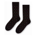 Steven 056 197 vzor černé Oblekové ponožky