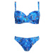 Dvoudílné plavky Self S730 Bora Bora 1 Modrá | dámské plavky