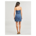 MICHAEL Michael Kors CHAIN STRAP DENIM DRESS Modrá