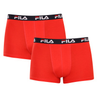 2PACK pánské boxerky Fila červené