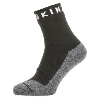 Sealskinz Waterproof Warm Weather Soft Touch Ankle Length Sock Black/Grey Marl/White L Cyklo pon