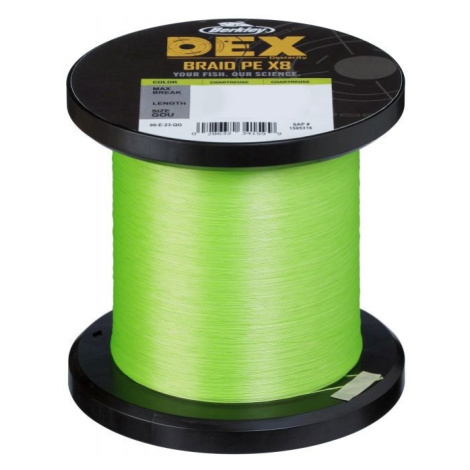Berkley splétaná šnůra dex braid pe x8 chartreuse metráž - 0,10 mm 7,9 kg