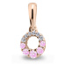 GEMMAX Jewelry Dětský přívěsek z růžového zlata Cutie C2154 Pink GBPRR-00688