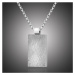 Manoki Pánský náhrdelník Julien chirurgická ocel WA286S Stříbrná 50 cm + 5 cm (prodloužení)