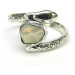 AutorskeSperky.com - Stříbrný prsten s opálem - S6987