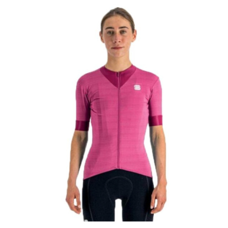 Sportful KELLY W SHORT SLEEVE JERSEY Dámský cyklistický dres, růžová, velikost