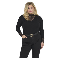 ONLY CARMAKOMA Dámské triko CARTILDE Regular Fit 15308237 Black 3XL/4XL