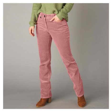 Rovné manšestrové kalhoty Blancheporte